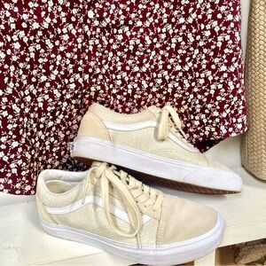 VANS sidestripe OLD school style leather shoes sneakers